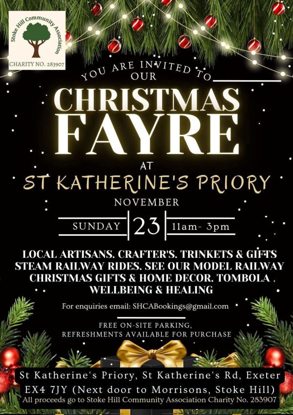 Xmas Fayre 2025 poster