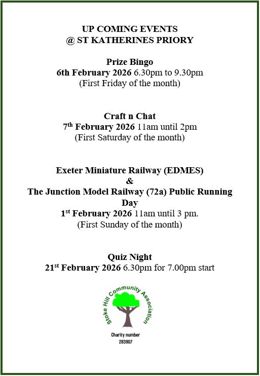 Upcoming Events February 2026